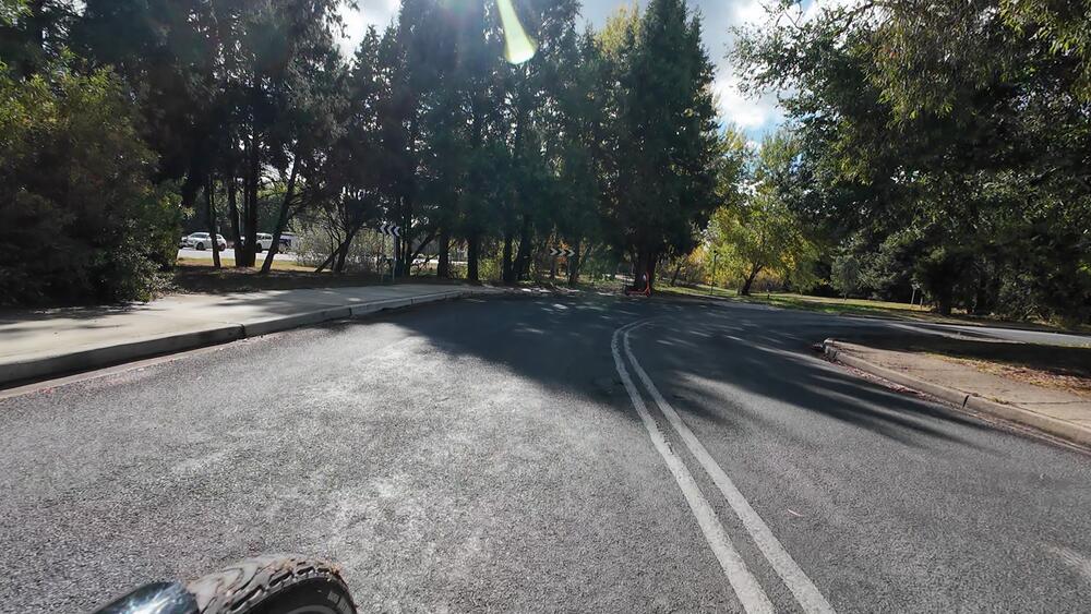 Back to bike path