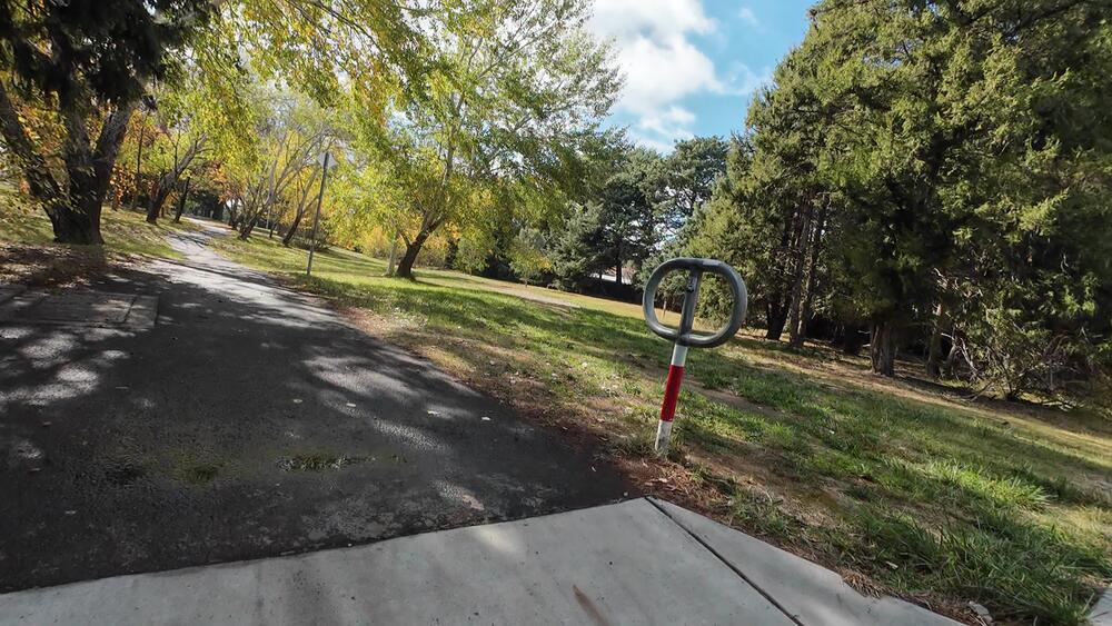 Back to bike path