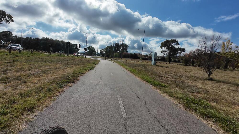 Approaching Stirling Avenue